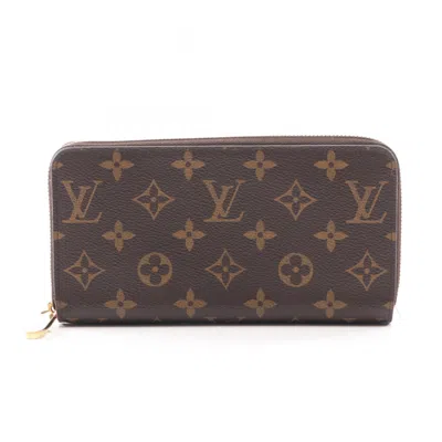 Pre-owned Louis Vuitton Brown Coquelicots Monogram Red Color Monogram Long Wallet (bi-fold) ()