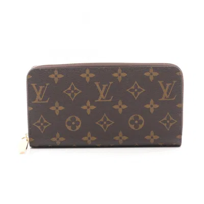 Pre-owned Louis Vuitton Brown Coquelicots Monogram Red Color Monogram Long Wallet (bi-fold) ()
