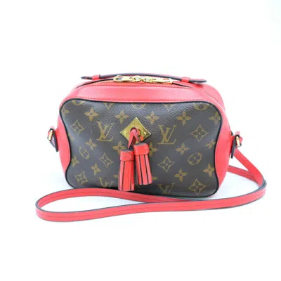 Pre-owned Louis Vuitton Brown Coquelicots Monogram Red Color Monogram Shoulder Bag () In Brown, Coquelicots, Monogram, Red Color