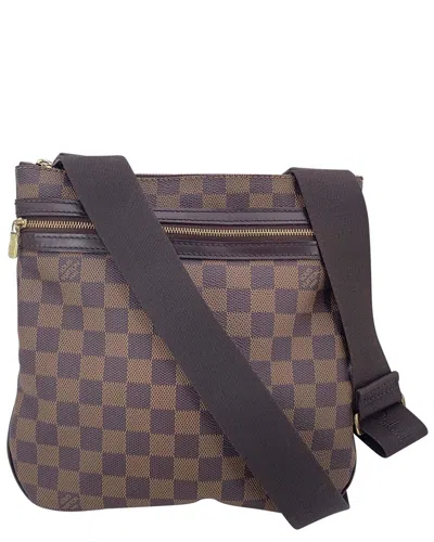 Pre-owned Louis Vuitton Brown Cotton Bosphore (authentic Pre-loved)
