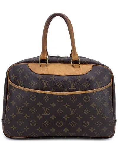 Pre-owned Louis Vuitton Brown Cotton Deauville (authentic Pre-loved)