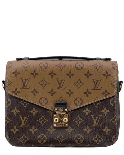 Pre-owned Louis Vuitton Brown Cotton Metis (authentic Pre-loved)