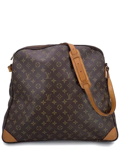 Pre-owned Louis Vuitton Brown Cotton Shoulder Bag (authentic Pre-loved)
