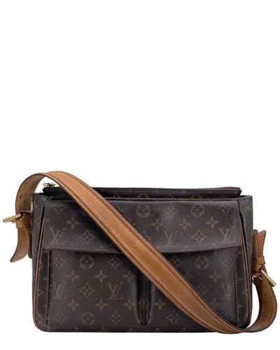 Pre-owned Louis Vuitton Brown Cotton Viva Cite (authentic Pre-loved)