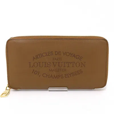 Pre-owned Louis Vuitton Brown Cuir Ombre Leather Coin Purse/coin Case ()