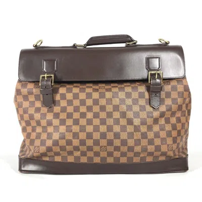 Pre-owned Louis Vuitton Brown Damier Canvas Boston Bag Handbag Tote Bag ()