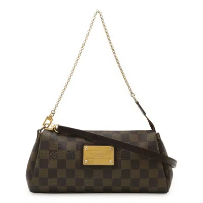 Pre-owned Louis Vuitton Brown Damier Canvas Clutch Bag Pouch Shoulder Bag ()