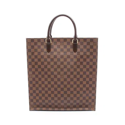 Pre-owned Louis Vuitton Brown Damier Canvas Coated Canvas Damier Canvas Leather Tote Bag ()