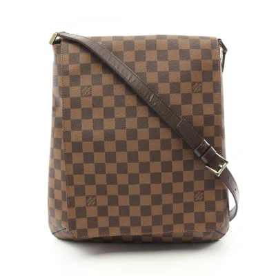 Pre-owned Louis Vuitton Brown Damier Canvas Coated Canvas Leather Shoulder Bag ()