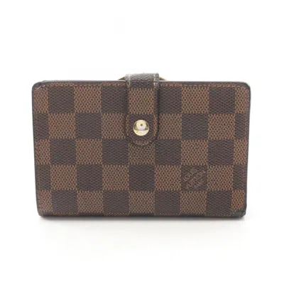 Pre-owned Louis Vuitton Brown Damier Canvas Coated Canvas Wallet (bi-fold) ()