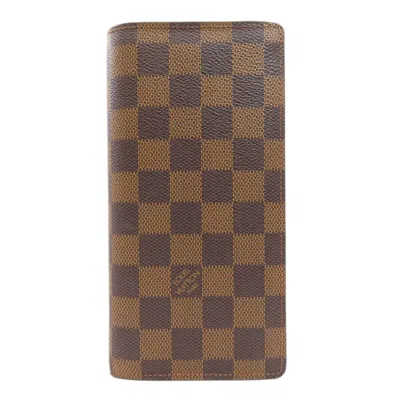 Pre-owned Louis Vuitton Brown Damier Canvas Coin Purse/coin Case ()