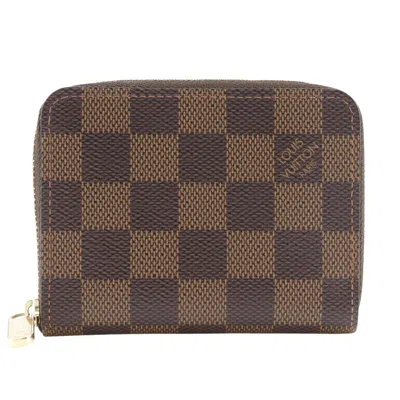 Pre-owned Louis Vuitton Brown Damier Canvas Coin Purse/coin Case ()