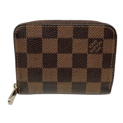 Pre-owned Louis Vuitton Brown Damier Canvas Coin Purse/coin Case ()