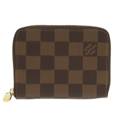 Pre-owned Louis Vuitton Brown Damier Canvas Coin Purse/coin Case ()