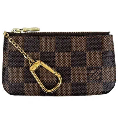 Pre-owned Louis Vuitton Brown Damier Canvas Coin Purse/coin Case ()