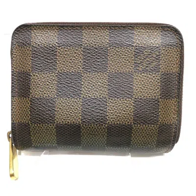 Pre-owned Louis Vuitton Brown Damier Canvas Damier Canvas Coin Purse/coin Case ()