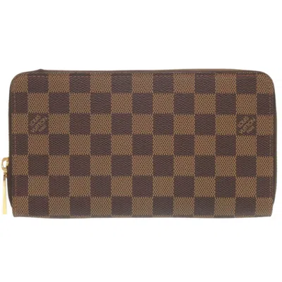 Pre-owned Louis Vuitton Brown Damier Canvas Damier Canvas Long Wallet (bi-fold) ()