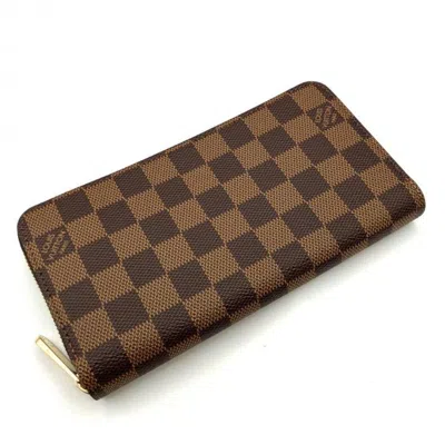 Pre-owned Louis Vuitton Brown Damier Canvas Damier Canvas Long Wallet (bi-fold) ()