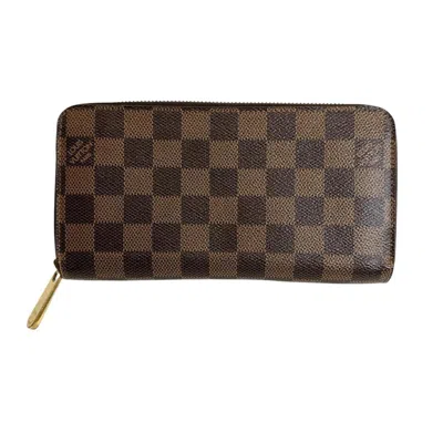 Pre-owned Louis Vuitton Brown Damier Canvas Damier Canvas Long Wallet (bi-fold) ()