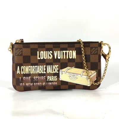 Pre-owned Louis Vuitton Brown Damier Canvas Damier Canvas Pochette Pouch Shoulder Bag ()