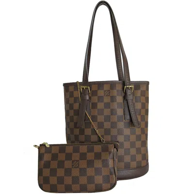 Pre-owned Louis Vuitton Brown Damier Canvas Damier Canvas Shoulder Bag () In Brown, Damier Canvas