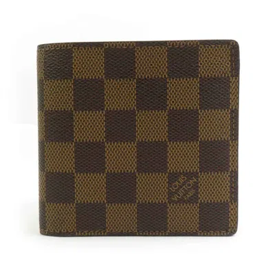 Pre-owned Louis Vuitton Brown Damier Canvas Damier Canvas Wallet (bi-fold) ()