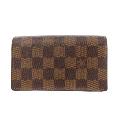 Pre-owned Louis Vuitton Brown Damier Canvas Damier Canvas Wallet (bi-fold) ()