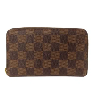 Pre-owned Louis Vuitton Brown Damier Canvas Damier Canvas Wallet (bi-fold) ()