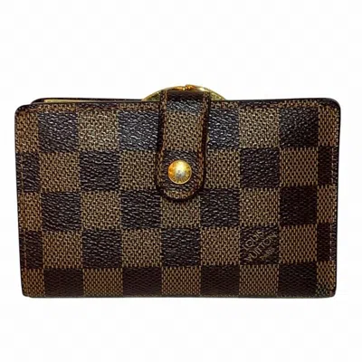 Pre-owned Louis Vuitton Brown Damier Canvas Damier Canvas Wallet (bi-fold) () In Brown, Damier Canvas