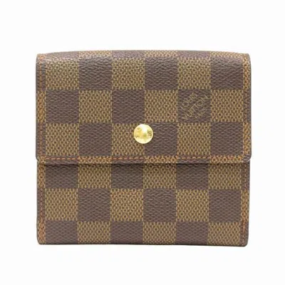 Pre-owned Louis Vuitton Brown Damier Canvas Damier Canvas Wallet (tri-fold) ()
