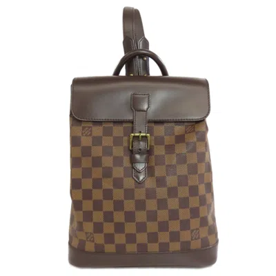 Pre-owned Louis Vuitton Brown Damier Canvas Ebene Damier Canvas Backpack ()