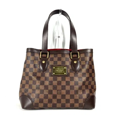 Pre-owned Louis Vuitton Brown Damier Canvas Ebene Damier Canvas Handbag Shoulder Bag Tote Bag ()