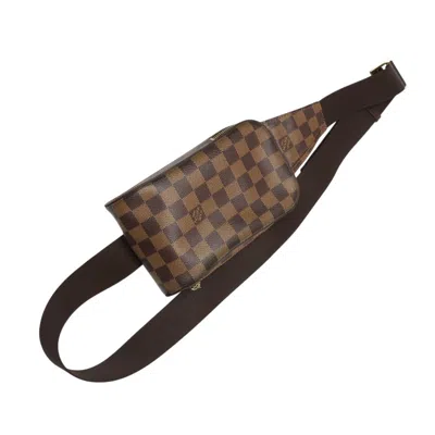 Pre-owned Louis Vuitton Brown Damier Canvas Ebene Damier Canvas Pouch Sling Bag ()