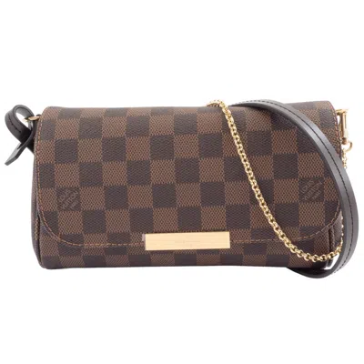 Pre-owned Louis Vuitton Brown Damier Canvas Ebene Damier Canvas Shoulder Bag ()