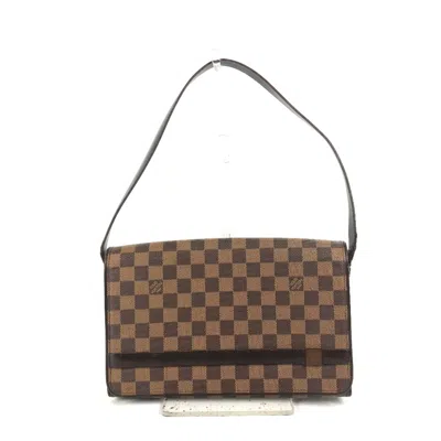 Pre-owned Louis Vuitton Brown Damier Canvas Ebene Damier Canvas Shoulder Bag ()