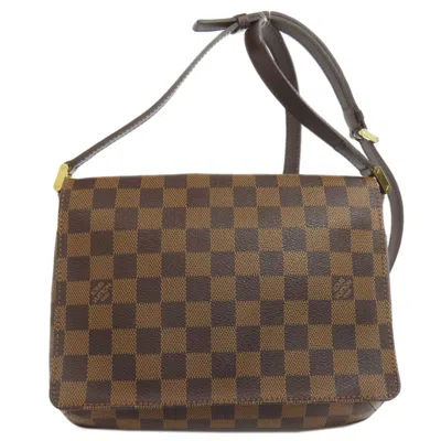 Pre-owned Louis Vuitton Brown Damier Canvas Ebene Damier Canvas Shoulder Bag ()