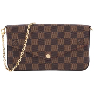 Pre-owned Louis Vuitton Brown Damier Canvas Ebene Damier Canvas Shoulder Bag ()