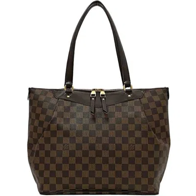 Pre-owned Louis Vuitton Brown Damier Canvas Ebene Damier Canvas Tote Bag ()