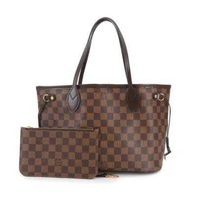 Pre-owned Louis Vuitton Brown Damier Canvas Ebene Damier Canvas Tote Bag ()