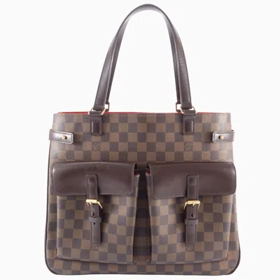 Pre-owned Louis Vuitton Brown Damier Canvas Ebene Damier Canvas Tote Bag ()