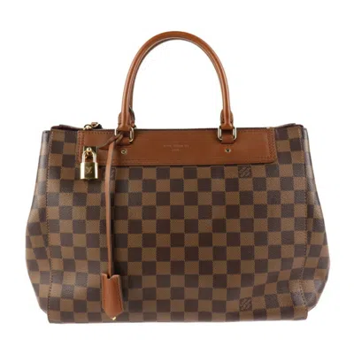 Pre-owned Louis Vuitton Brown Damier Canvas Handbag Shopping Bag Shoulder Bag Tote Bag ()