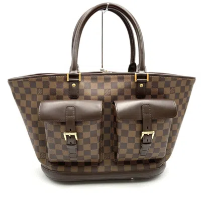 Pre-owned Louis Vuitton Brown Damier Canvas Handbag Tote Bag ()