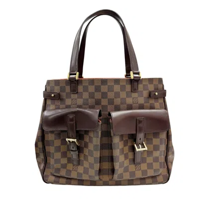 Pre-owned Louis Vuitton Brown Damier Canvas Handbag Tote Bag ()