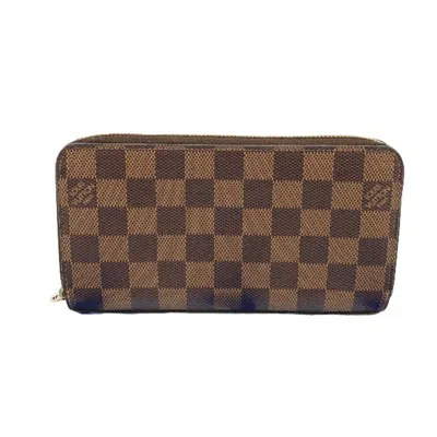 Pre-owned Louis Vuitton Brown Damier Canvas Long Wallet (bi-fold) ()