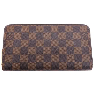 Pre-owned Louis Vuitton Brown Damier Canvas Long Wallet (bi-fold) ()