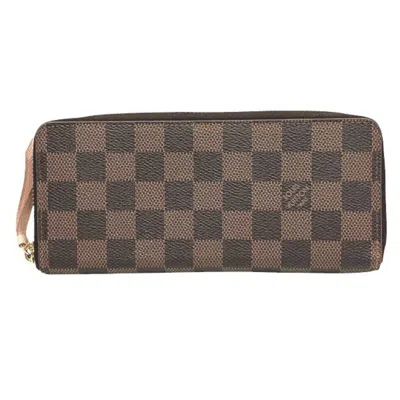 Pre-owned Louis Vuitton Brown Damier Canvas Long Wallet (bi-fold) ()