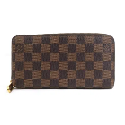 Pre-owned Louis Vuitton Brown Damier Canvas Long Wallet (bi-fold) ()