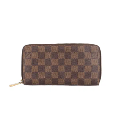 Pre-owned Louis Vuitton Brown Damier Canvas Long Wallet (bi-fold) ()