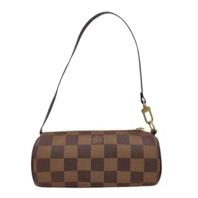 Pre-owned Louis Vuitton Brown Damier Canvas Pochette Pouch Shoulder Bag ()