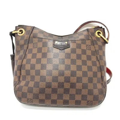 Pre-owned Louis Vuitton Brown Damier Canvas Pochette Shoulder Bag ()